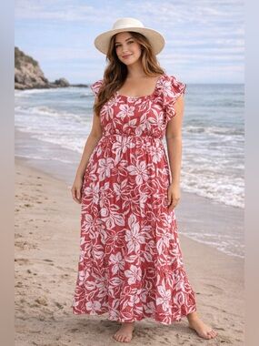 🔥5/$35🔥Just Found Floral Maxi Dress | Size Large